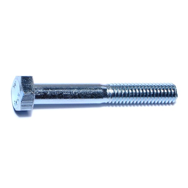 Midwest Fastener Grade 2, 5/16"-18 Hex Head Cap Screw, Zinc Plated Steel, 2-1/4 in L, 100 PK 00034 - main